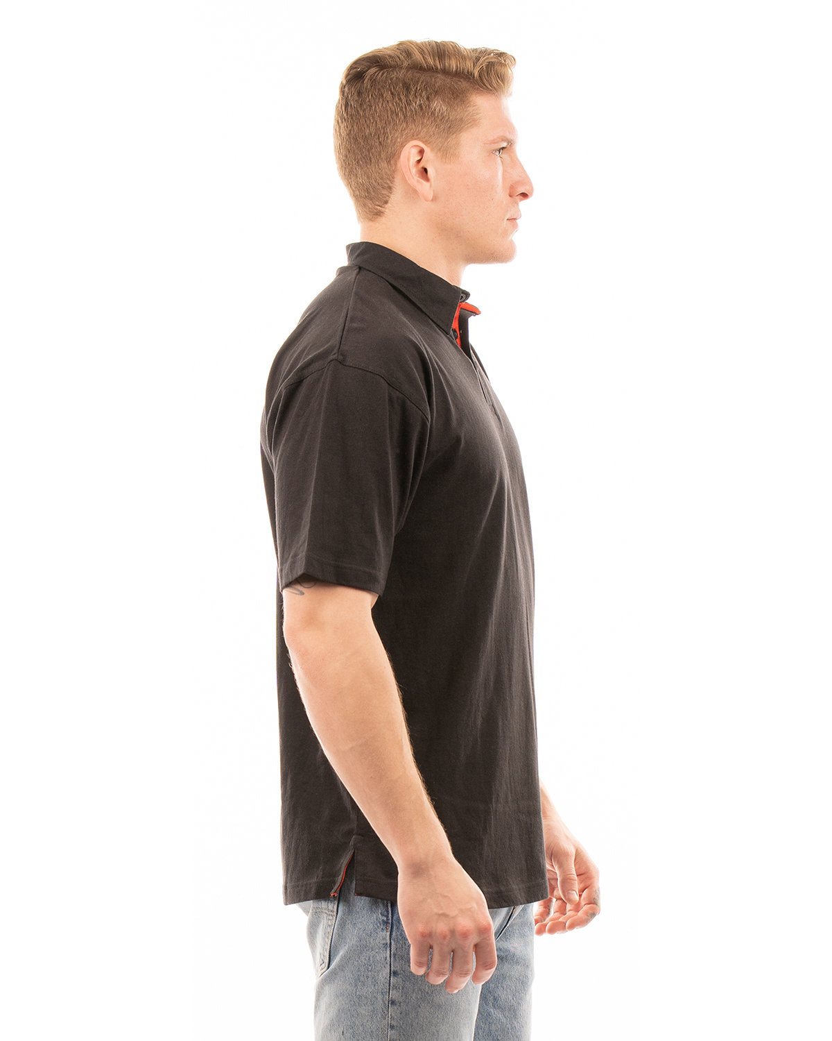 Burnside Men's Fader Jersey Polo B0800