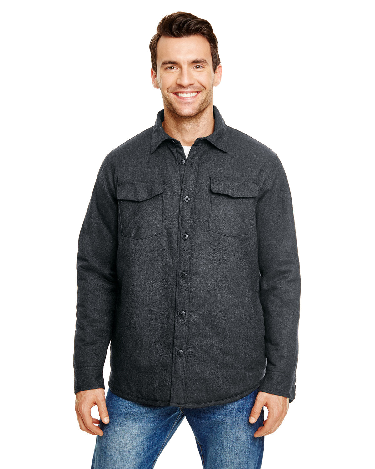 Burnside Adult Quilted Flannel Jacket B8610