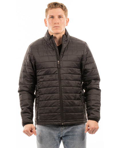 Burnside Adult Box Quilted Puffer Jacket B8713