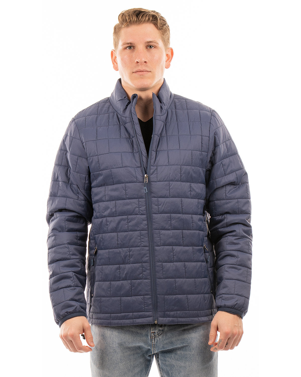 Burnside Adult Box Quilted Puffer Jacket B8713