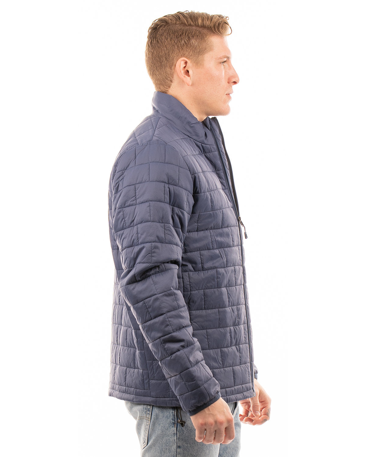 Burnside Adult Box Quilted Puffer Jacket B8713