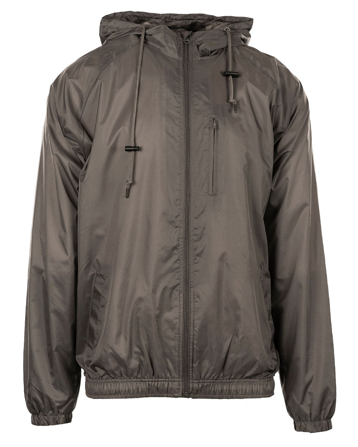 Burnside Men's Nylon Hooded Coaches Jacket B9728