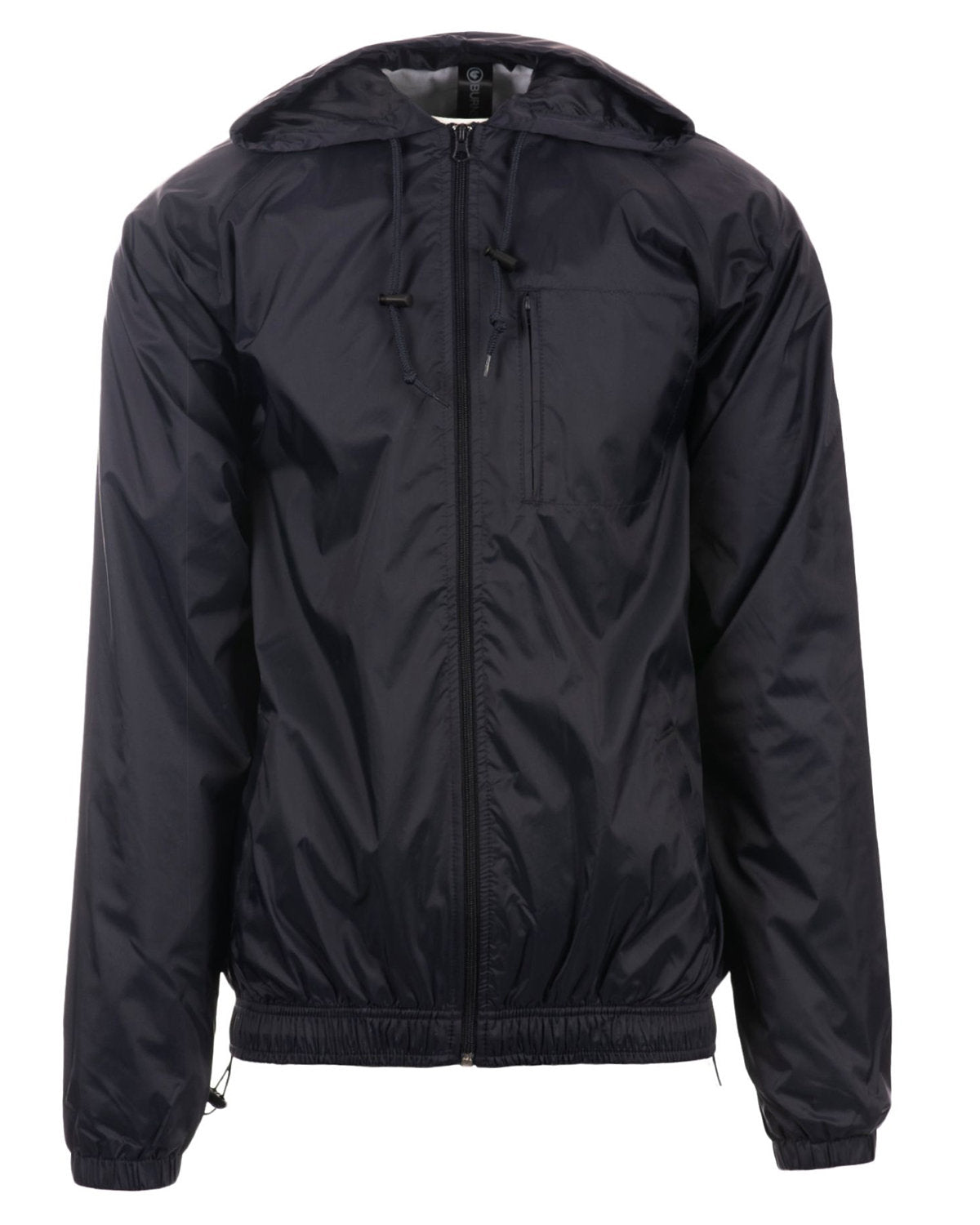 Burnside Men's Nylon Hooded Coaches Jacket B9728