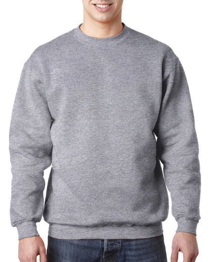 Bayside Adult USA Made Heavyweight Crewneck Sweatshirt BA1102 DARK ASH