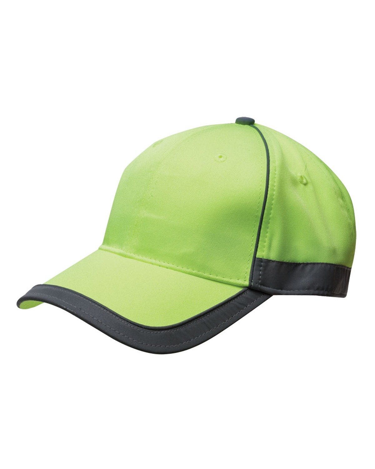 Bayside USA Made High Vis Reflective Safety Cap BA3720