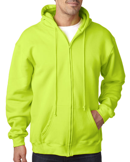 Bayside Adult USA Made Full-Zip Heavyweight Hooded Sweatshirt BA900