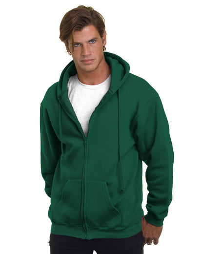 Bayside Adult USA Made Full-Zip Heavyweight Hooded Sweatshirt BA900