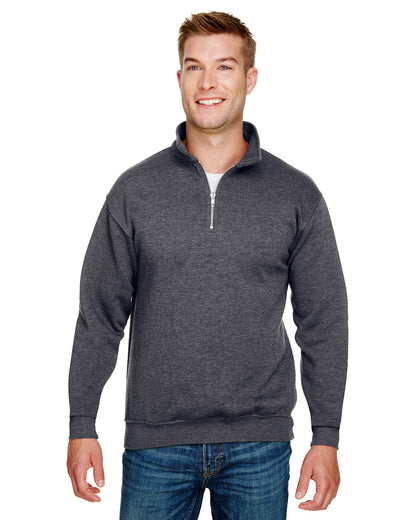 Bayside Unisex USA Made Quarter-Zip Pullover Sweatshirt BA920