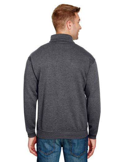 Bayside Unisex USA Made Quarter-Zip Pullover Sweatshirt BA920