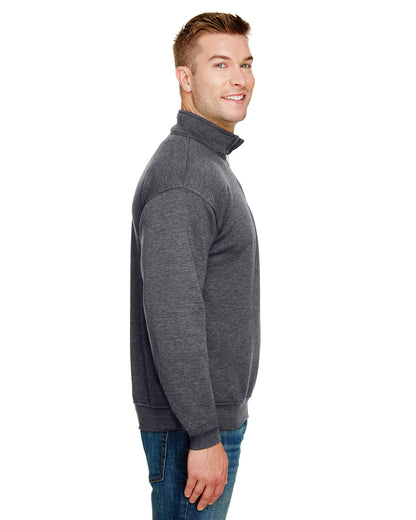 Bayside Unisex USA Made Quarter-Zip Pullover Sweatshirt BA920