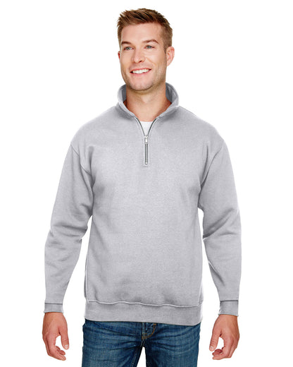 Bayside Unisex USA Made Quarter-Zip Pullover Sweatshirt BA920