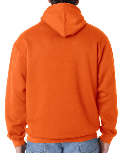 Bayside Adult USA Made Pullover Heavyweight Hooded Sweatshirt BA960 BRIGHT ORANGE