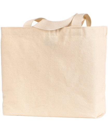 Bayside USA Made Cotton Canvas Jumbo Tote Bag BS600