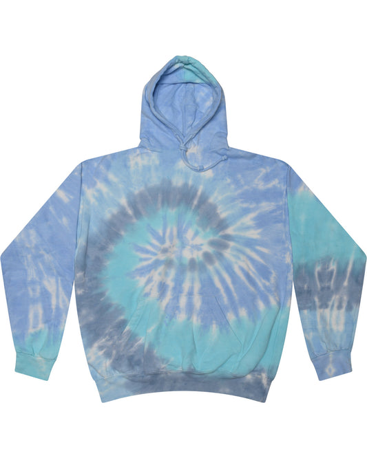 Tie-Dye Youth Pullover Hooded Sweatshirt CD877Y LAGOON