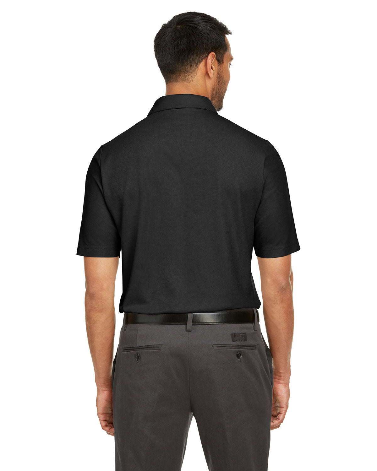 CORE365 Men's Fusion ChromaSoft™ Pique Polo CE112 BLACK