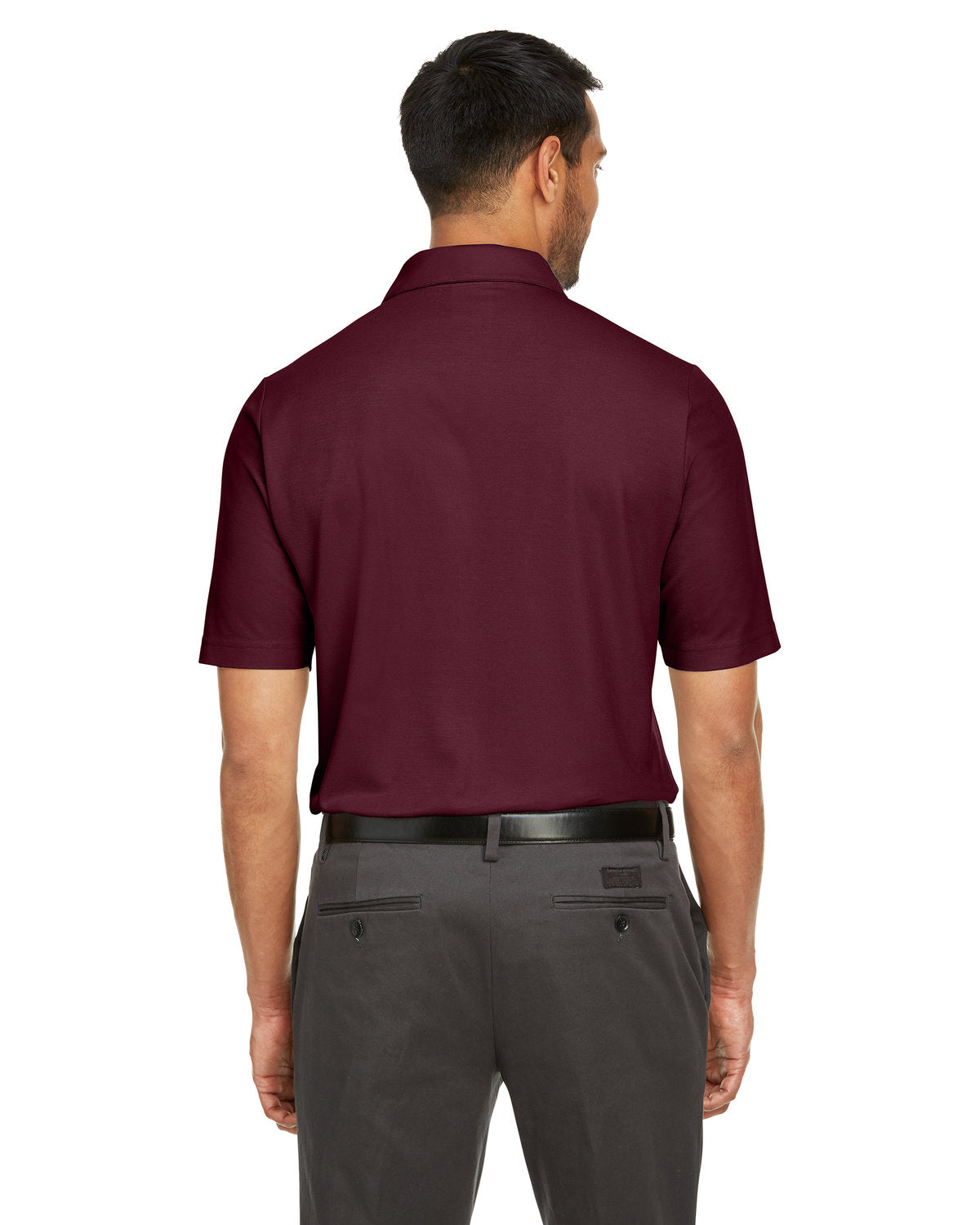 CORE365 Men's Fusion ChromaSoft™ Pique Polo CE112 BURGUNDY