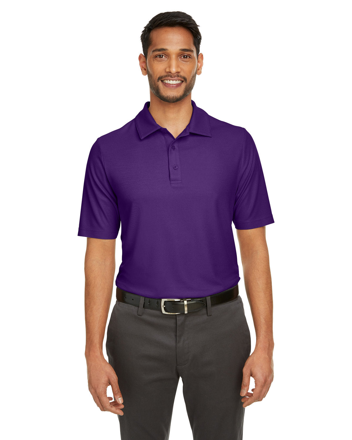 CORE365 Men's Fusion ChromaSoft™ Pique Polo CE112 CAMPUS PURPLE