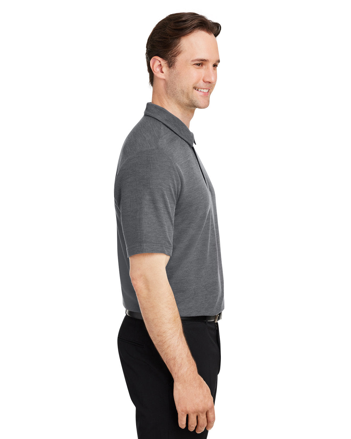 CORE365 Men's Fusion ChromaSoft™ Pique Polo CE112 CARBON HEATHER