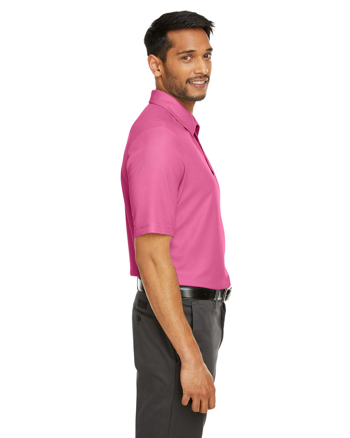 CORE365 Men's Fusion ChromaSoft™ Pique Polo CE112 CHARITY PINK