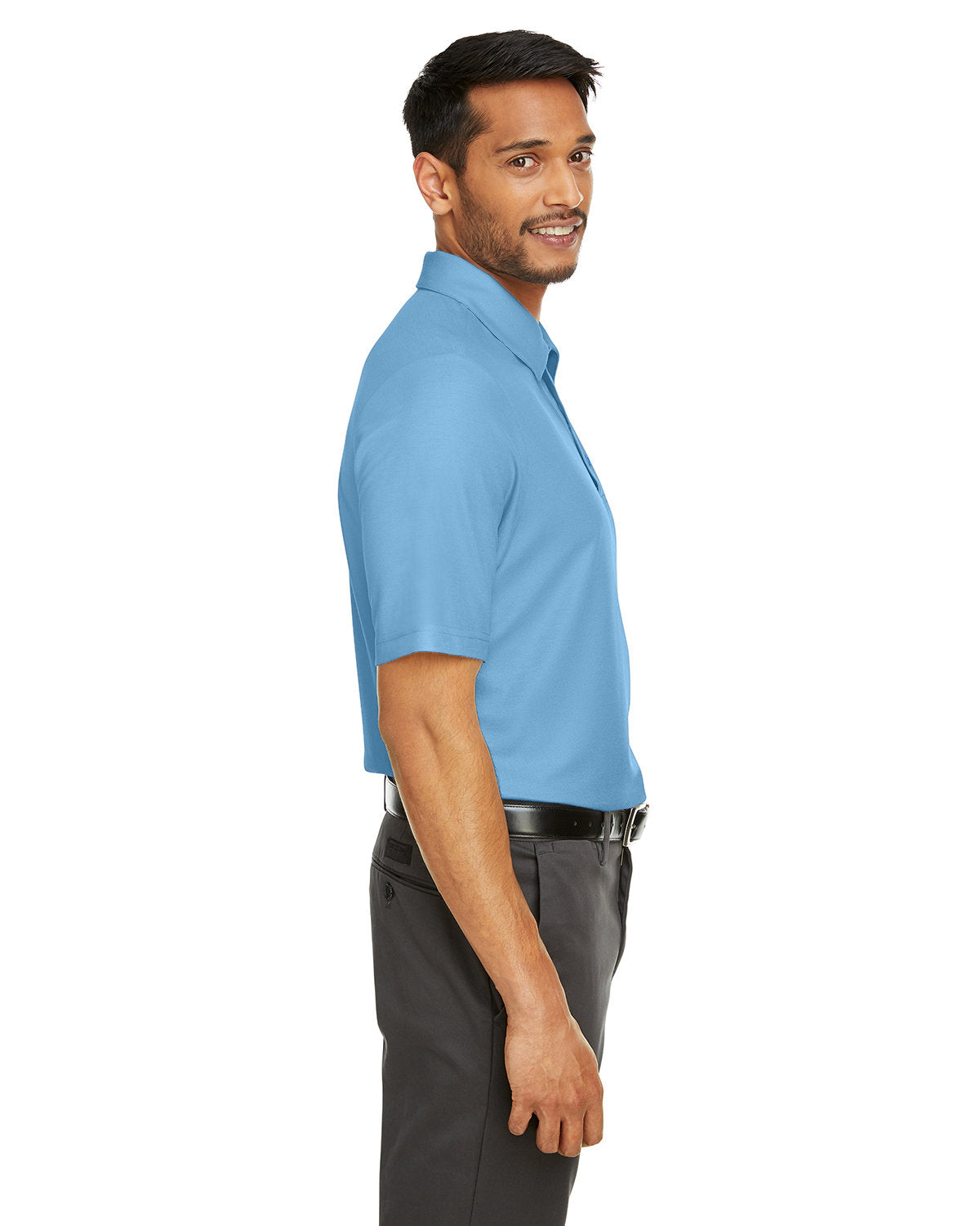 CORE365 Men's Fusion ChromaSoft™ Pique Polo CE112 COLUMBIA BLUE