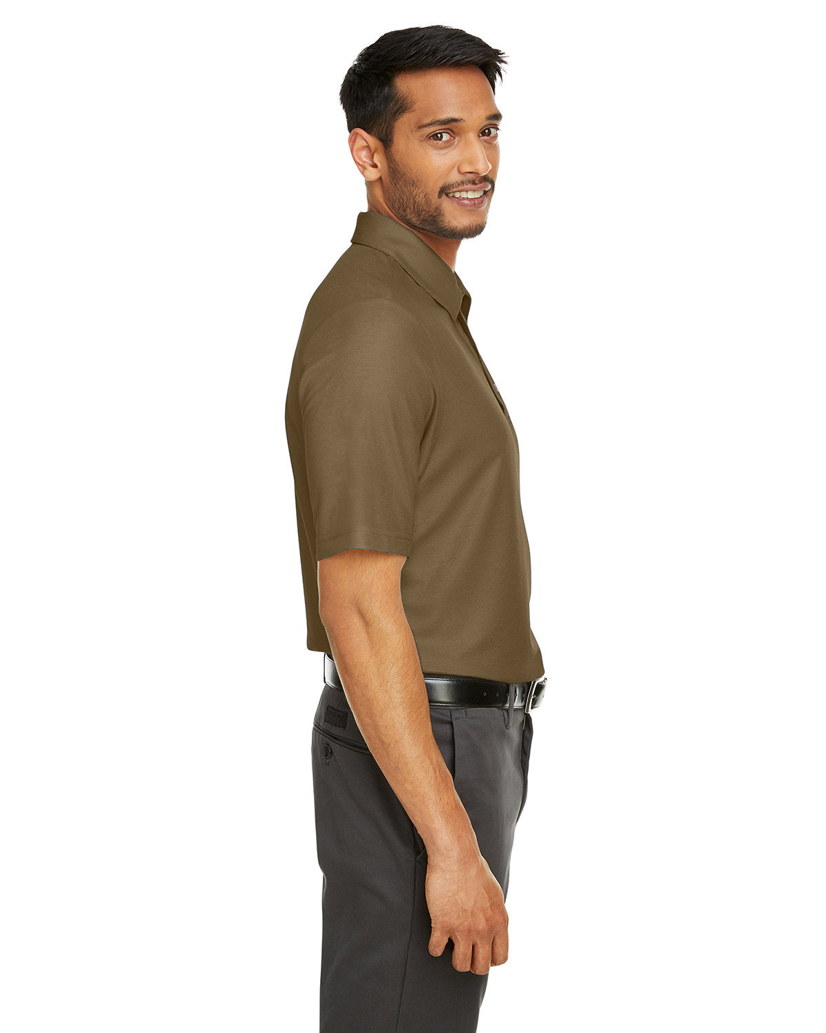 CORE365 Men's Fusion ChromaSoft™ Pique Polo CE112 COYOTE BROWN