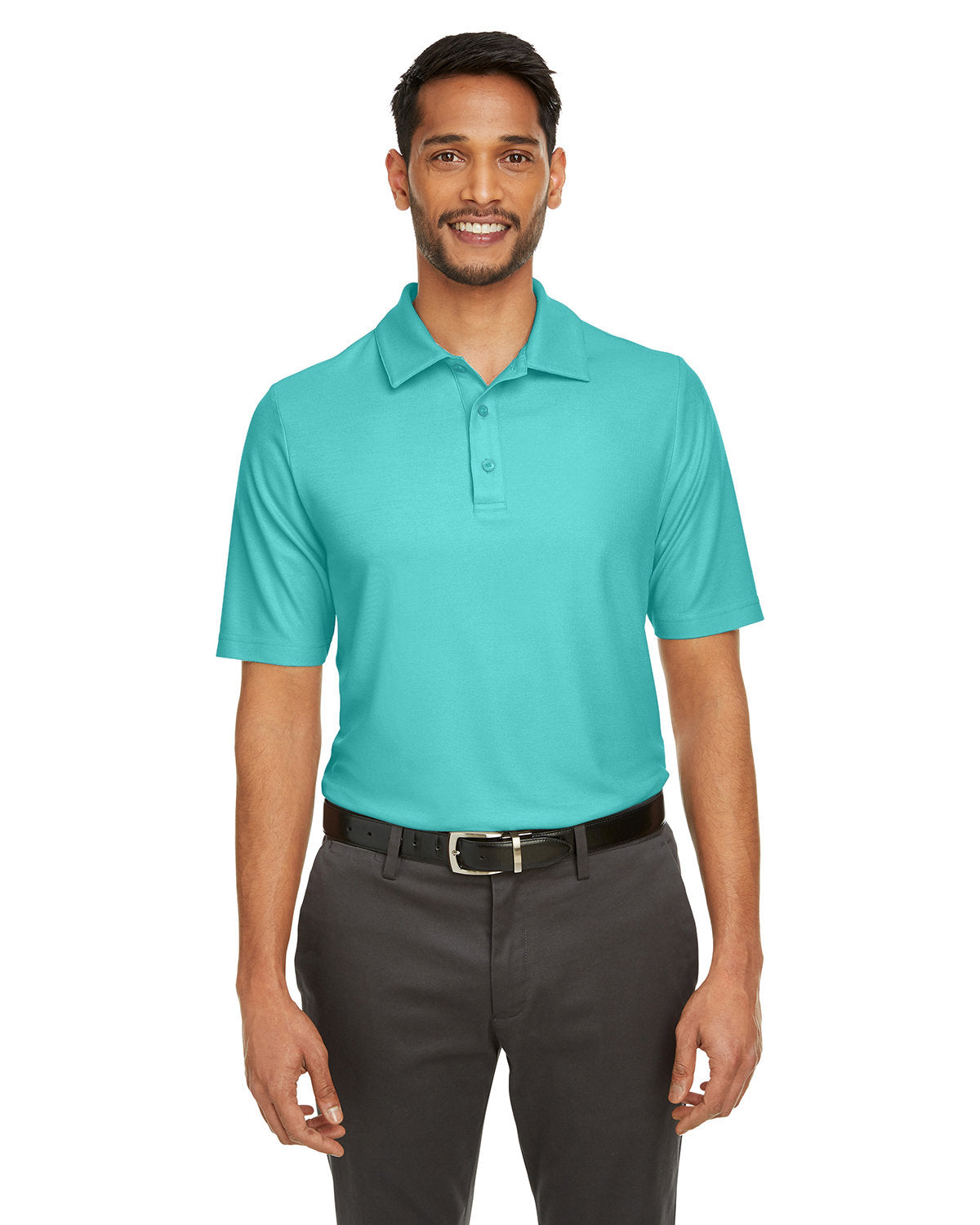 CORE365 Men's Fusion ChromaSoft™ Pique Polo CE112 SEA GLASS