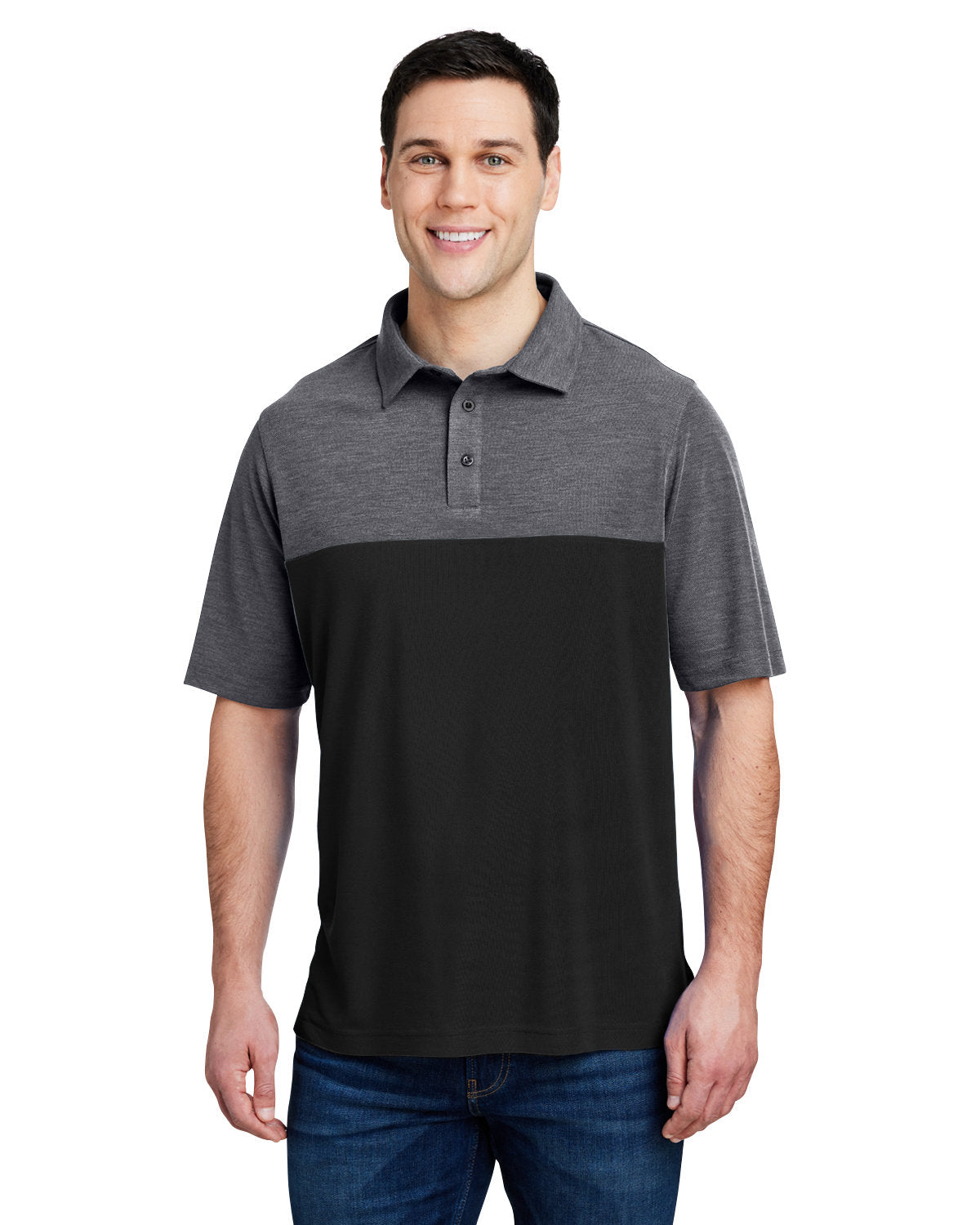 CORE365 Men's Fusion ChromaSoft Colorblock Polo CE112C