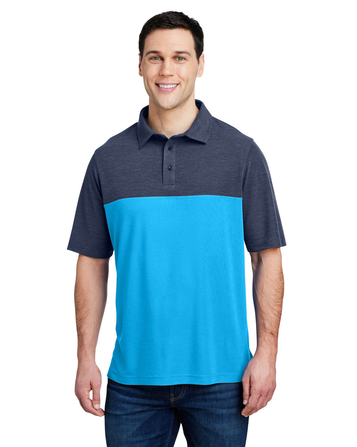 CORE365 Men's Fusion ChromaSoft Colorblock Polo CE112C