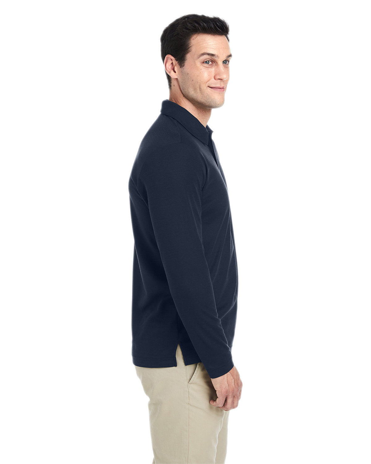 CORE365 Men's Fusion ChromaSoft™ Long-Sleeve Pique Polo CE112L