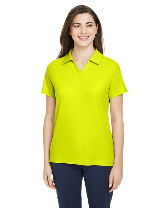 CORE365 Ladies' Fusion ChromaSoft™ Pique Polo CE112W SAFETY YELLOW