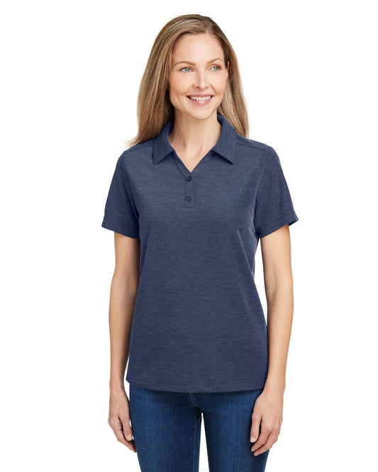 CORE365 Ladies' Fusion ChromaSoft™ Pique Polo CE112W CLASSIC NAVY HTH