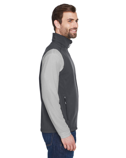 CORE365 Men's Cruise Two-Layer Fleece Bonded Soft Shell Vest CE701