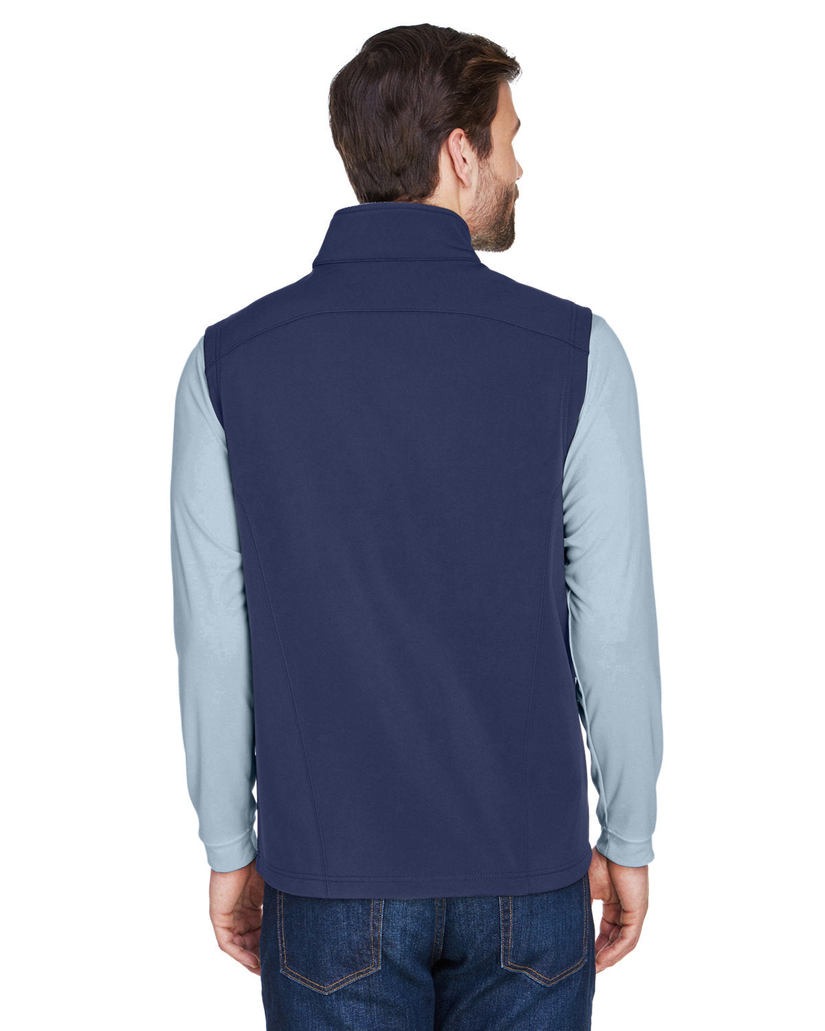 CORE365 Men's Cruise Two-Layer Fleece Bonded Soft Shell Vest CE701