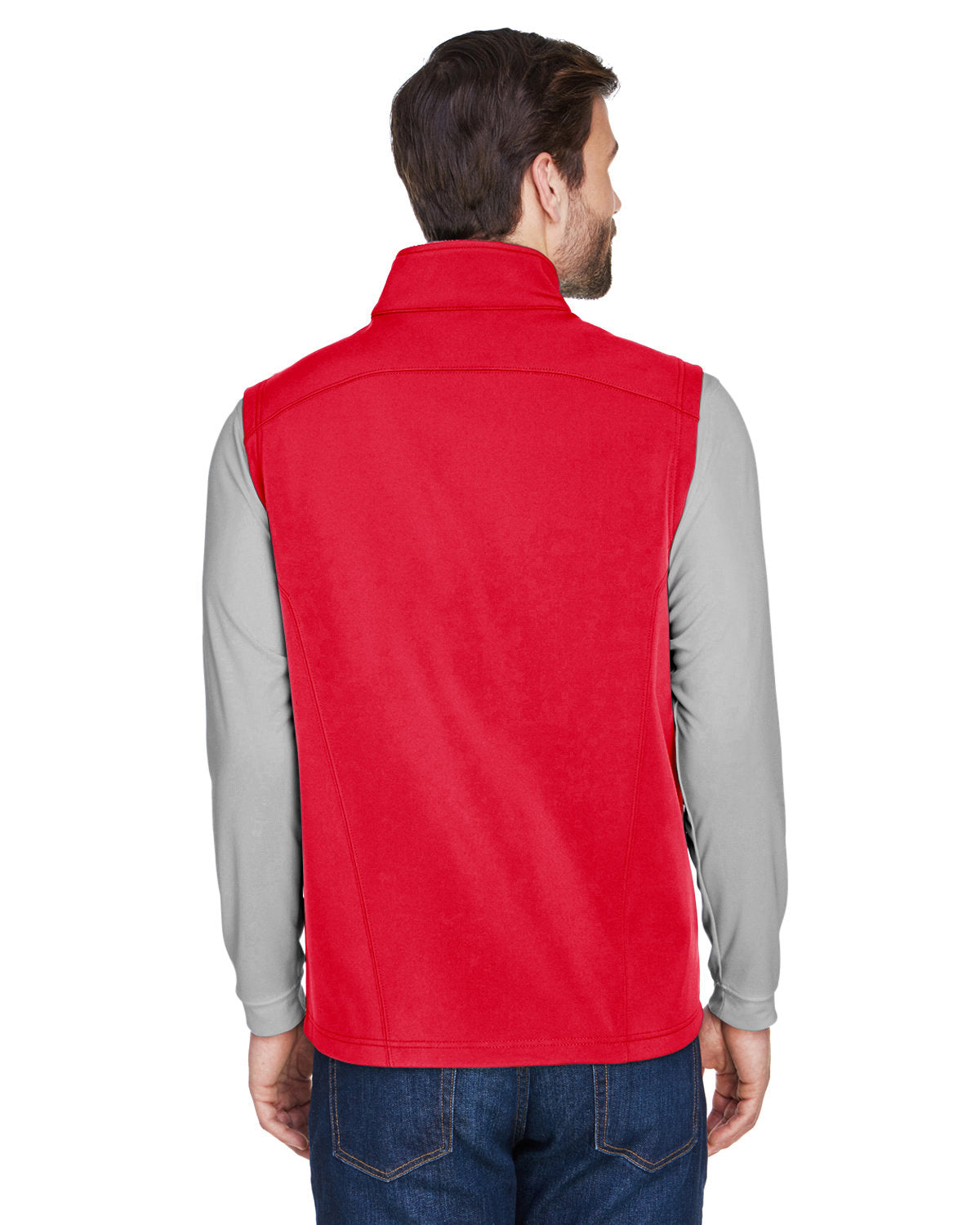 CORE365 Men's Cruise Two-Layer Fleece Bonded Soft Shell Vest CE701