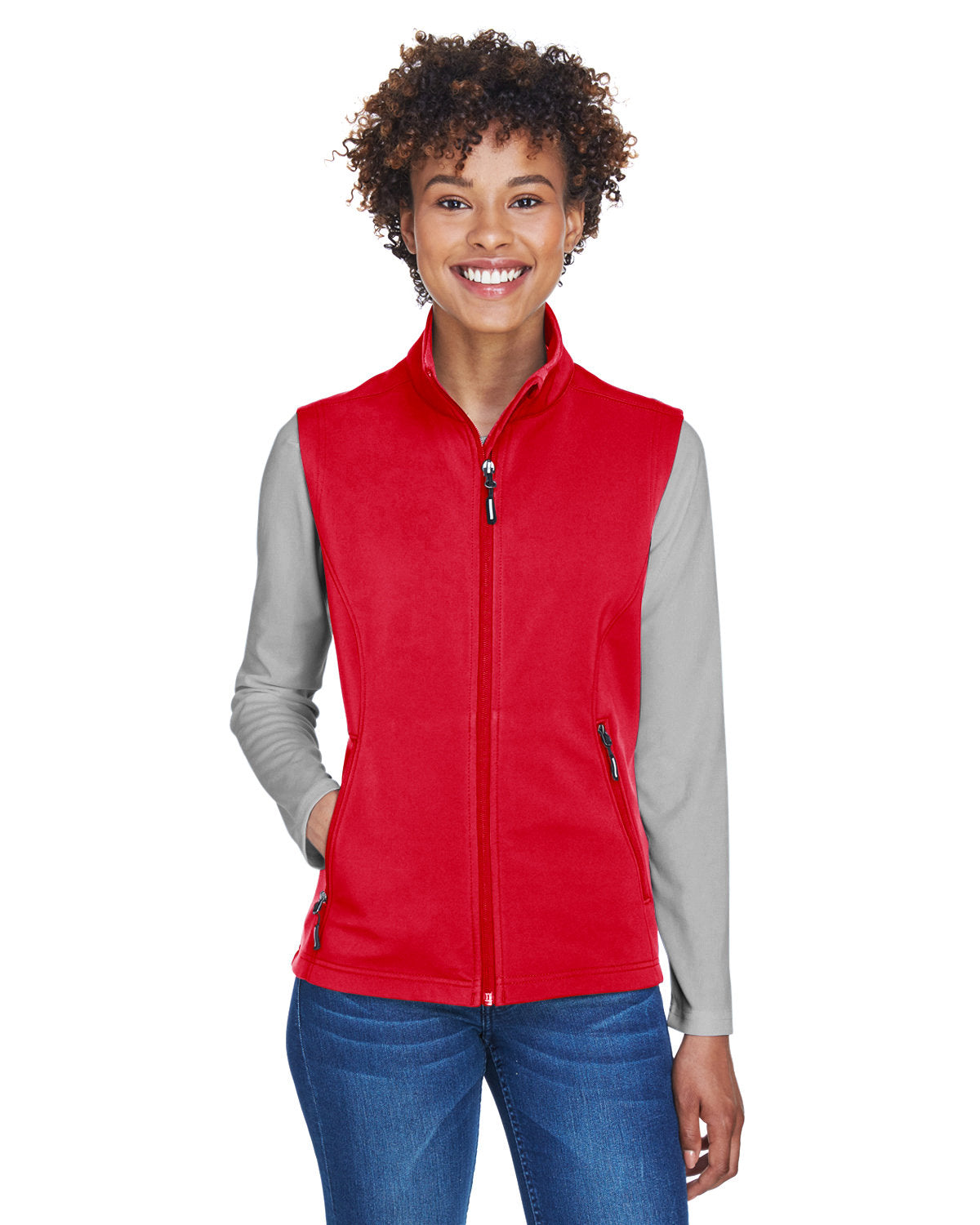 CORE365 Ladies' Cruise Two-Layer Fleece Bonded Soft Shell Vest CE701W