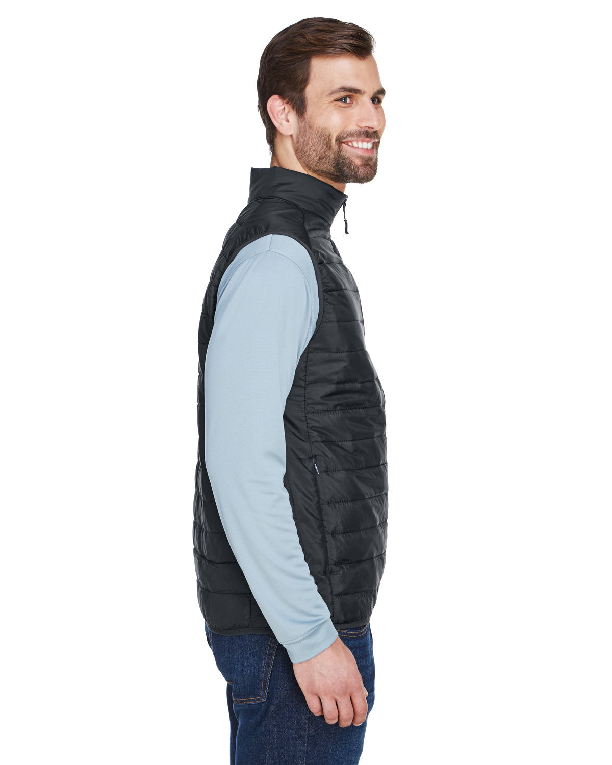 CORE365 Men's Prevail Packable Puffer Vest CE702