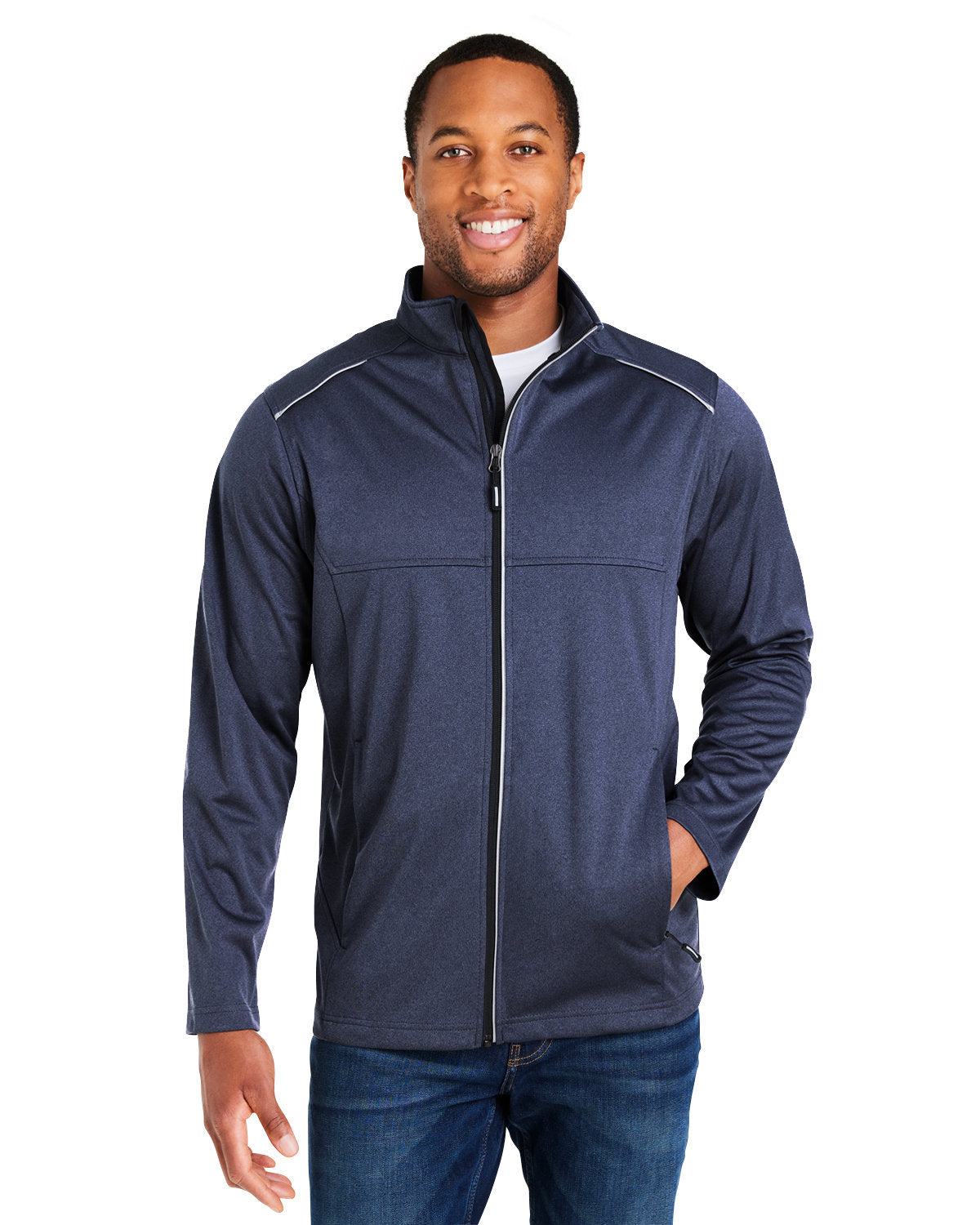 CORE365 Men's Techno Lite Three-Layer Knit Tech-Shell CE708