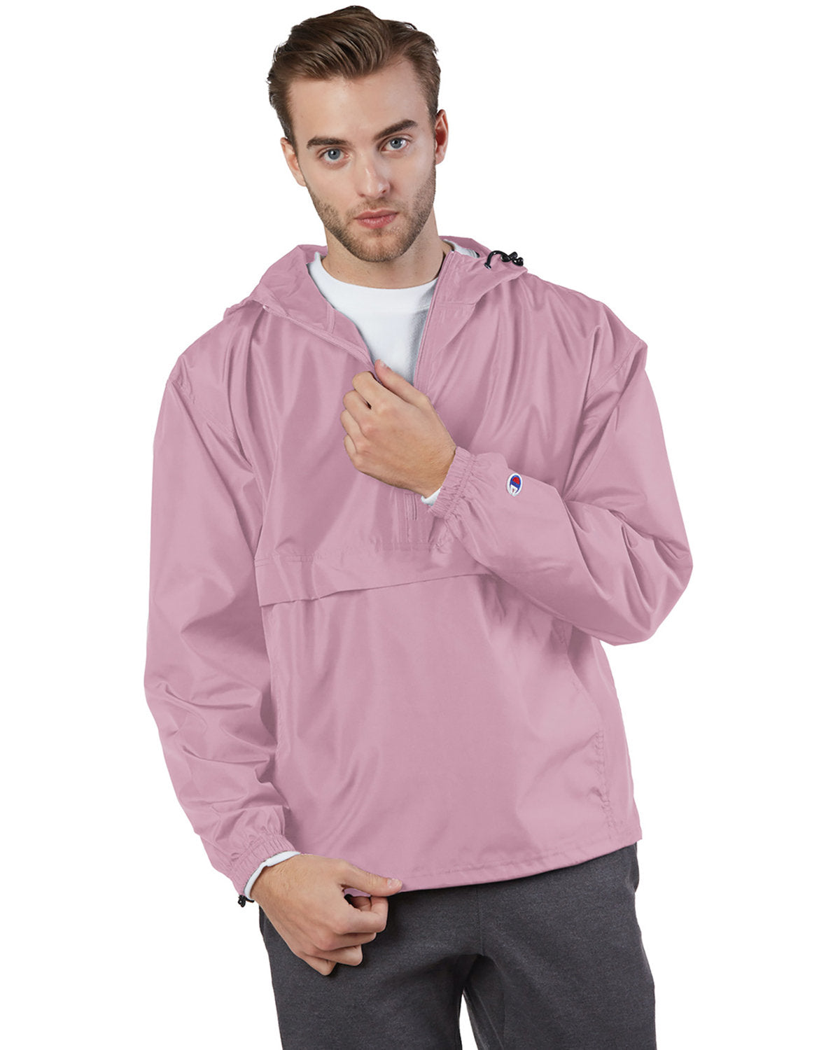 Champion Adult Packable Anorak Quarter-Zip Jacket CO200