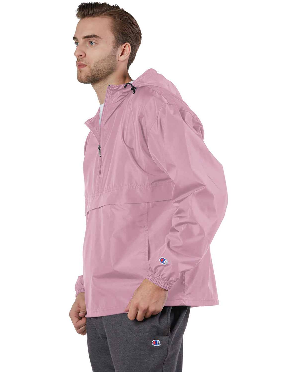 Champion Adult Packable Anorak Quarter-Zip Jacket CO200