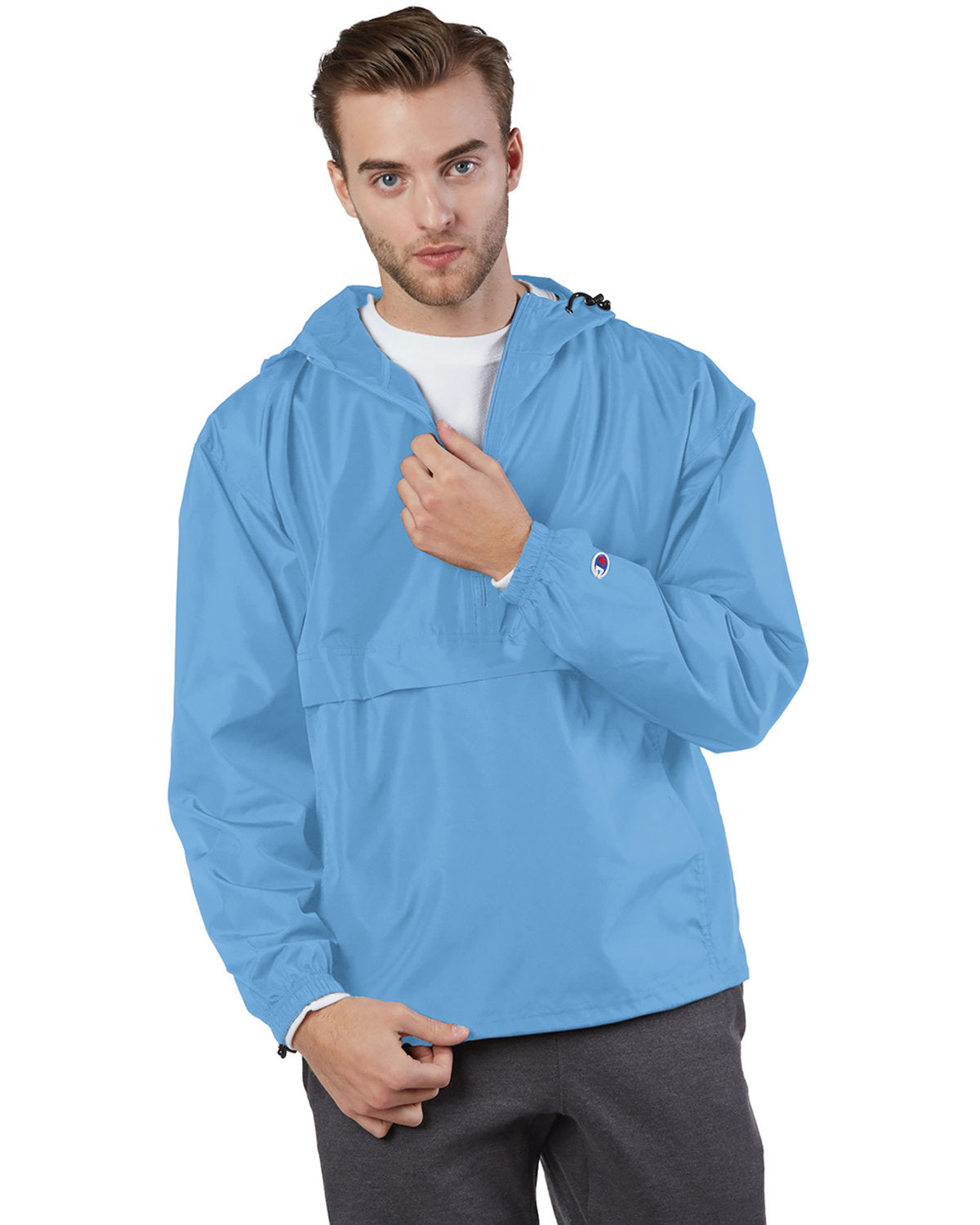 Champion Adult Packable Anorak Quarter-Zip Jacket CO200