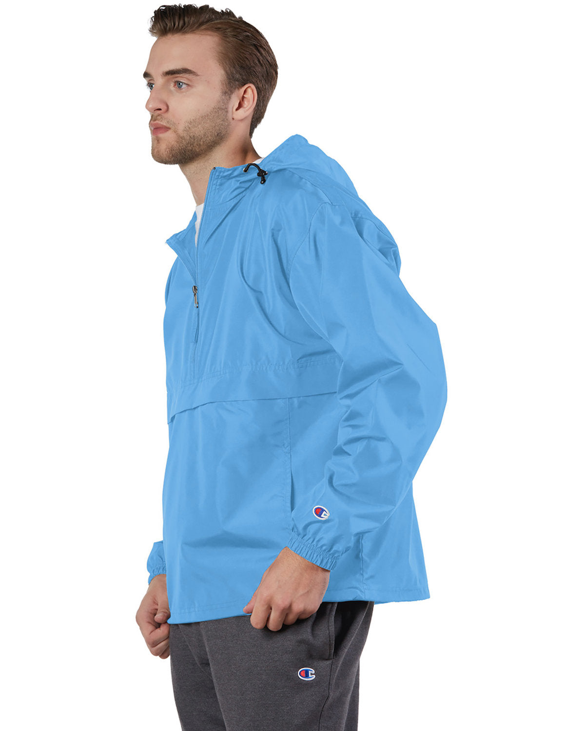 Champion Adult Packable Anorak Quarter-Zip Jacket CO200