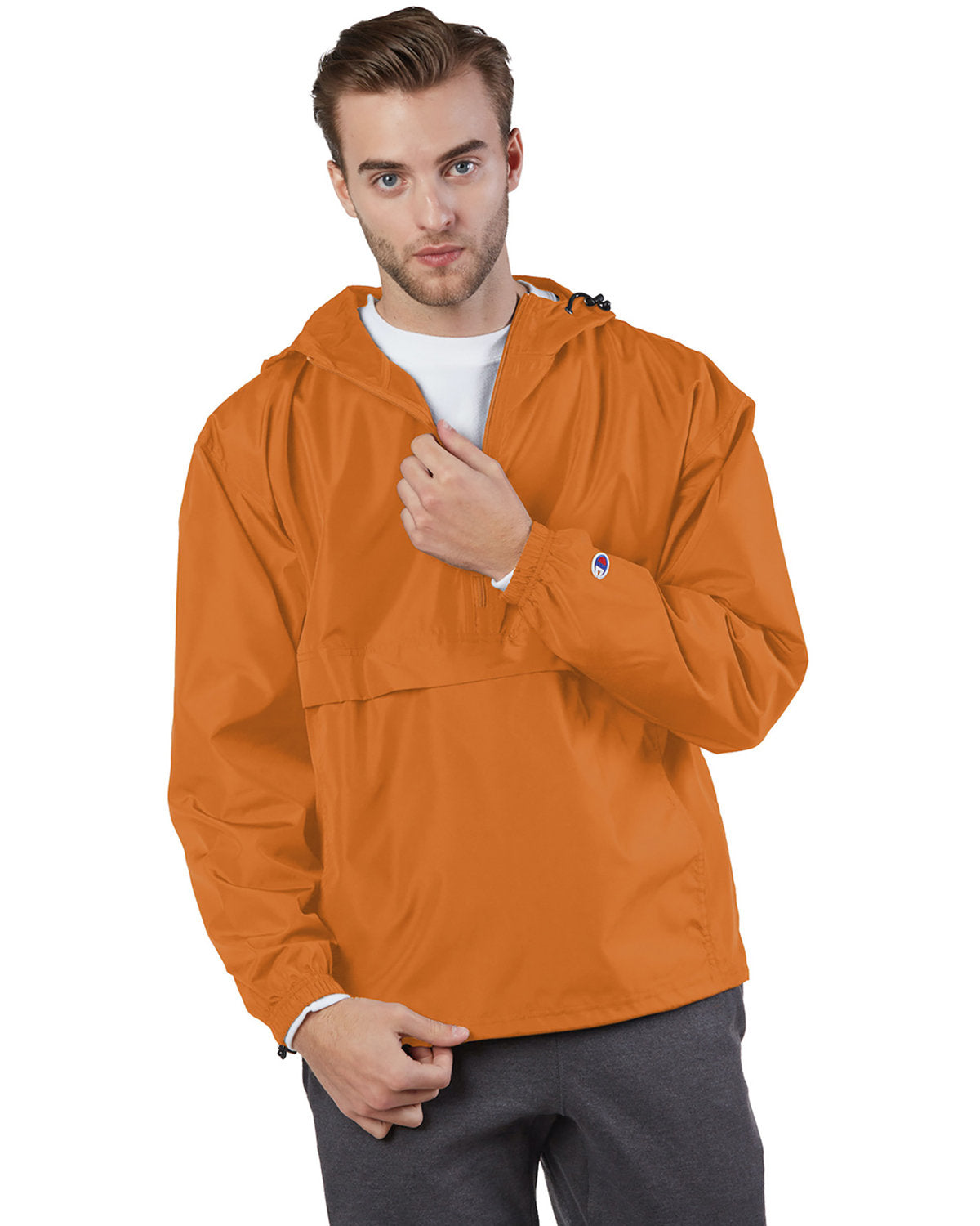 Champion Adult Packable Anorak Quarter-Zip Jacket CO200