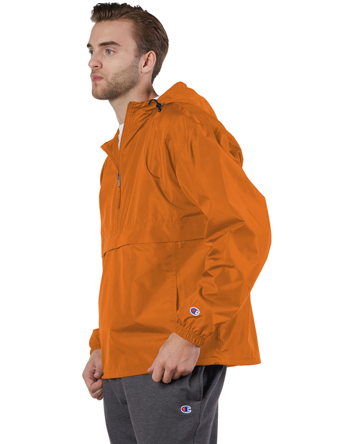 Champion Adult Packable Anorak Quarter-Zip Jacket CO200