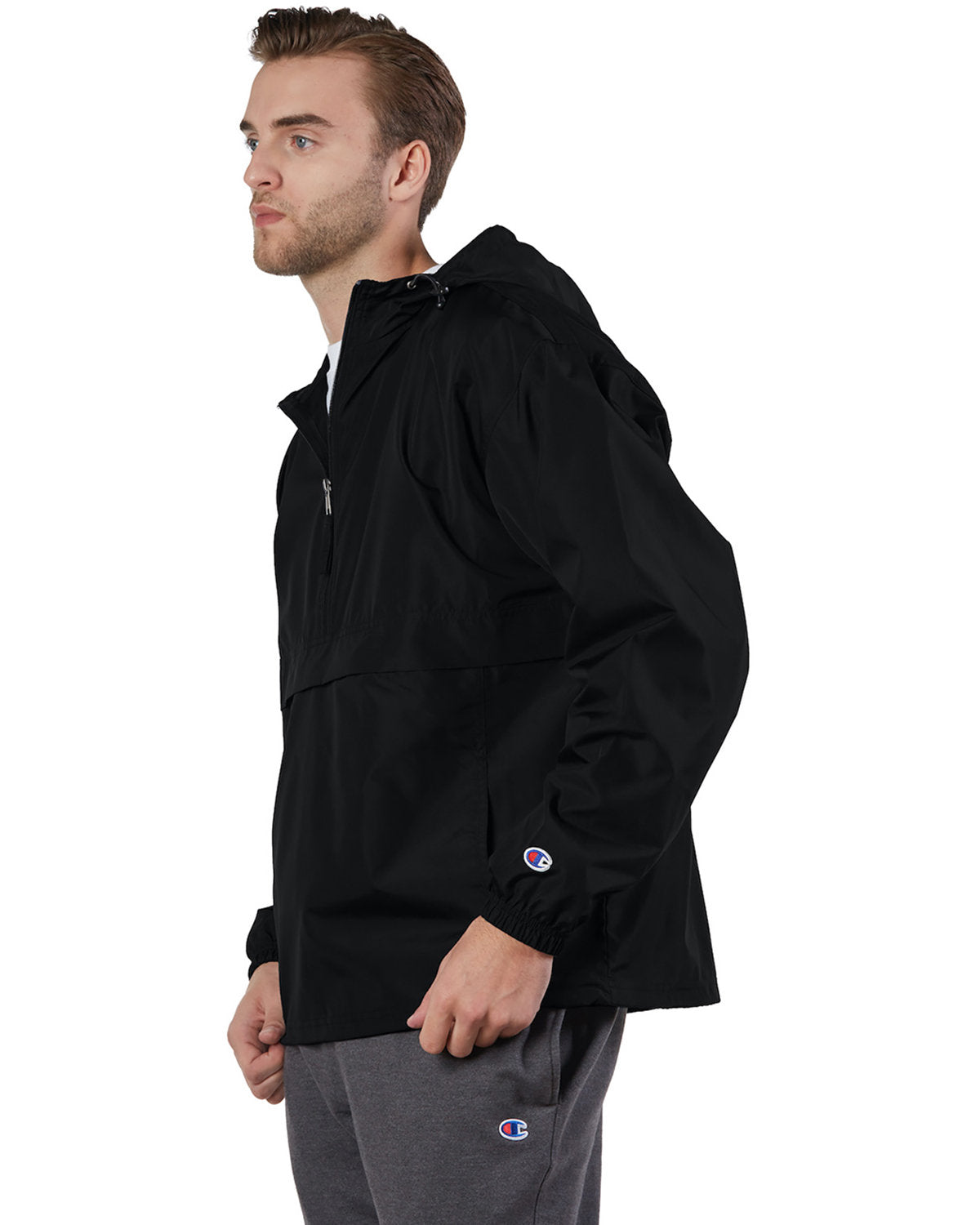 Champion Adult Packable Anorak Quarter-Zip Jacket CO200