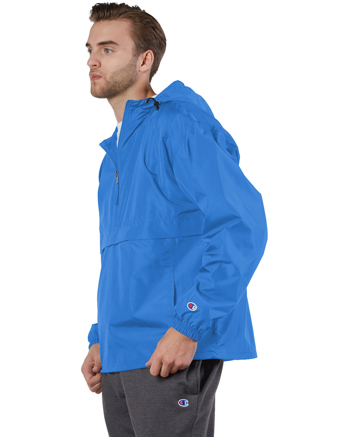 Champion Adult Packable Anorak Quarter-Zip Jacket CO200