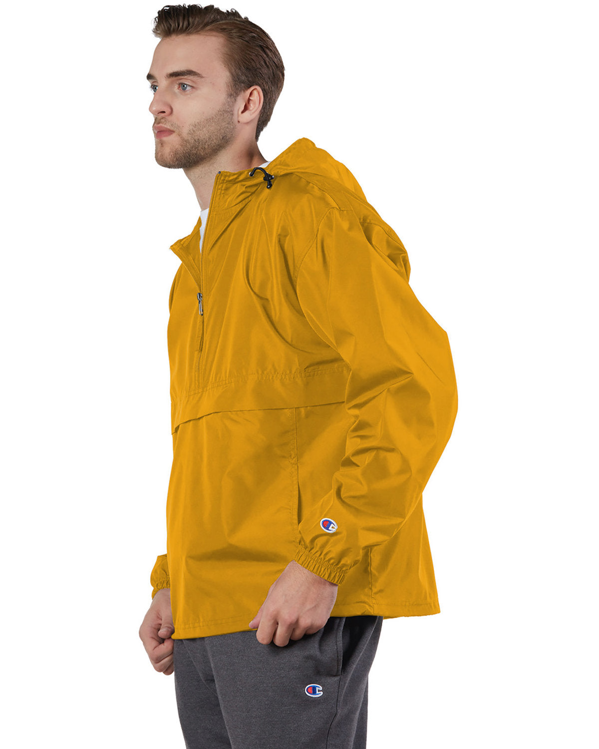 Champion Adult Packable Anorak Quarter-Zip Jacket CO200