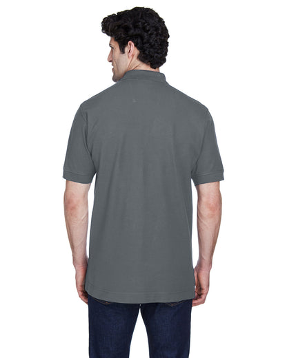 Devon & Jones Men's Pima Piqué Short-Sleeve Polo D100 GRAPHITE