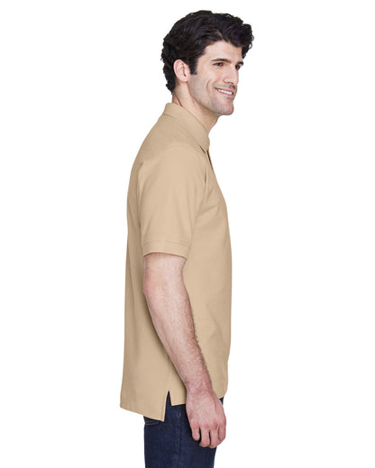 Devon & Jones Men's Pima Piqué Short-Sleeve Polo D100 STONE