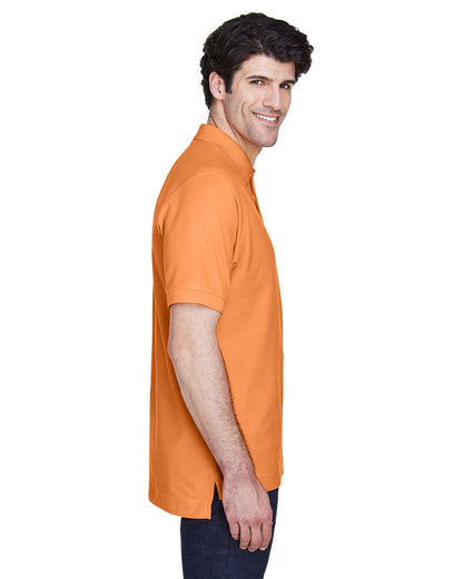 Devon & Jones Men's Pima Piqué Short-Sleeve Polo D100 CANTALOUPE