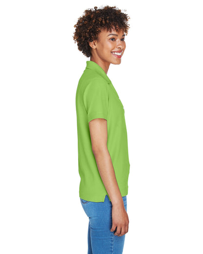 Devon & Jones Ladies' Pima Piqué Y-Collar Polo D100W LIME